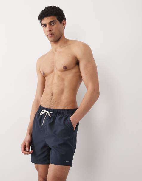 Selected - Shorts de baño azul marino - view 1
