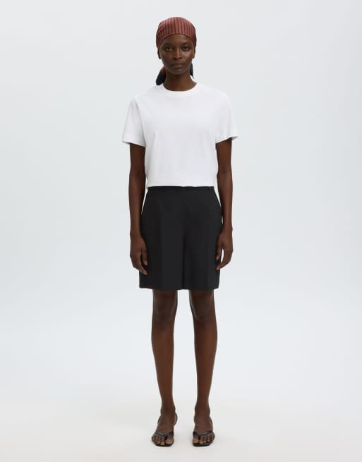 Selected – Shorts in Schwarz mit hohem Bund, 5 von 6