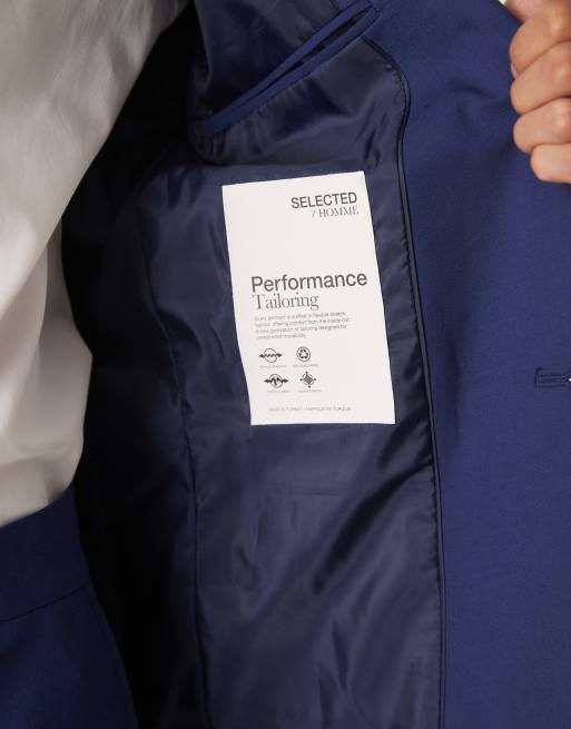 Selected slim fit blazer in dark blue , 5 of 5