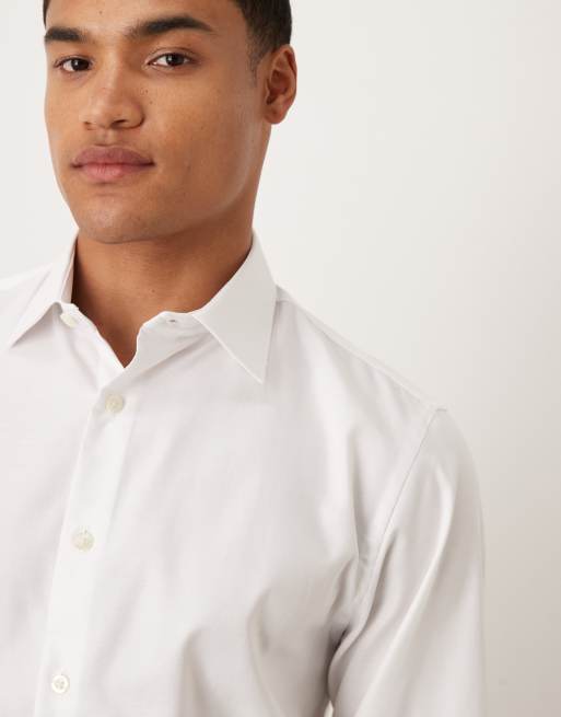 Selected – Slim-Fit-Hemd aus Popeline in Weiß , 5 von 5