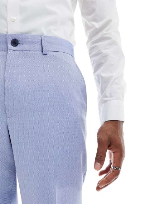 Selected slim fit suit trouser in blue , 3 of 5