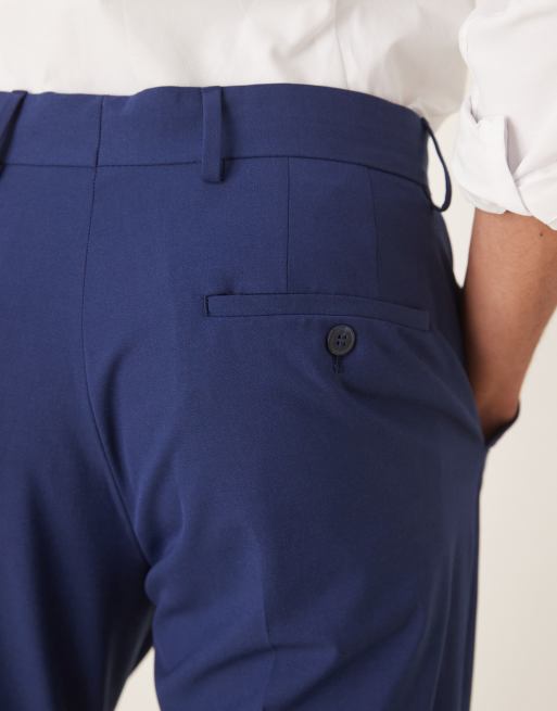 Selected slim suit trouser in dark blue , 3 of 5