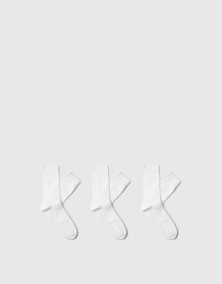 Selected Socks In White
