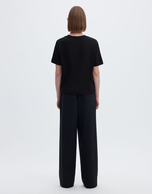 Selected - Sort T-shirt, 2 af 6