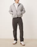 [Selected] Selected straight fit Scott jeans in grey W30 L32 Asphalt