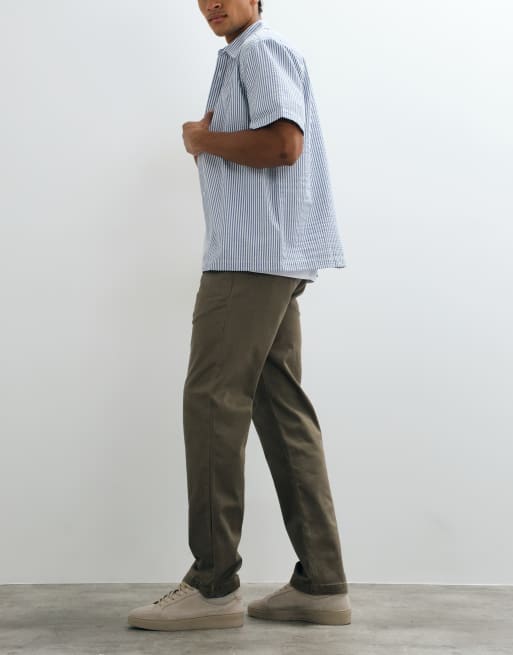 Selected straight fit trousers in light brown , 5 of 10