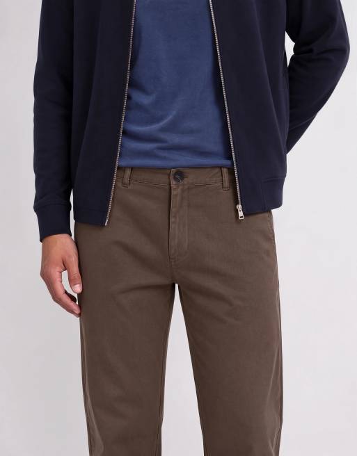 Selected straight fit trousers in light brown , 8 of 10