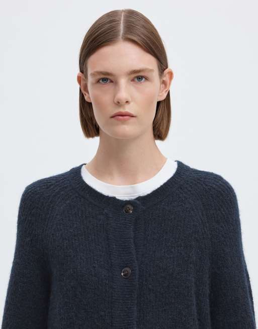 Selected Strickjacke in dunklem Saphirblau, 4 von 6