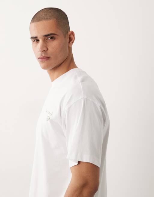 Selected – Svart, oversize t-shirt med "Japan"-stämpeltryck baktill, 4 av 5