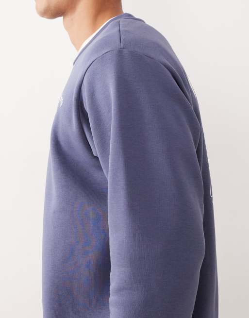 Selected - Sweat oversize à imprimé Hike Society au dos - Bleu, 4 de 5