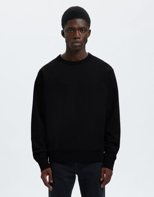 Selected – Sweatshirt in Schwarz