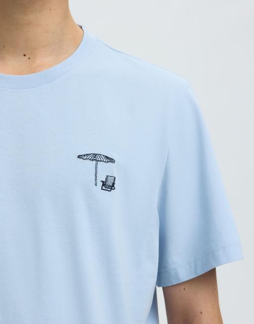 Selected - T-shirt - Bleu clair, 4 de 6