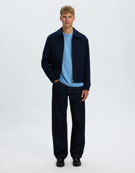 Selected - T-shirt blu blissful, 5 di 6