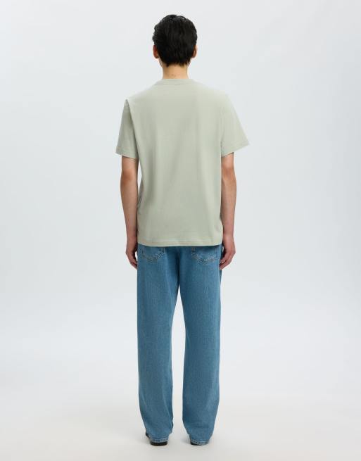 Selected - T-shirt grigio acqua, 2 di 6
