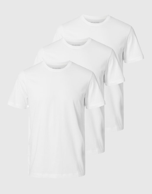 Selected T-shirt in bright white, 7 of 7