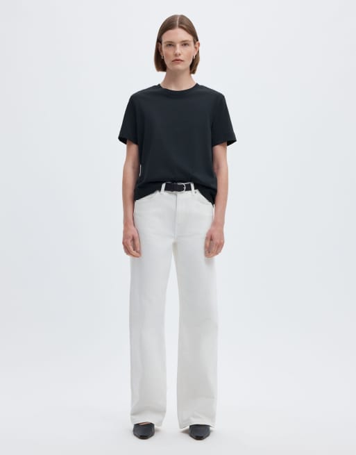 Selected T-shirt in dark sapphire, 3 of 6