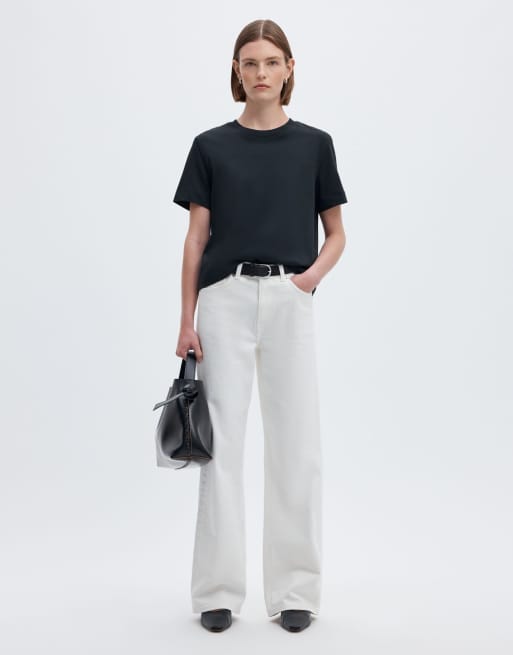 Selected T-shirt in dark sapphire, 5 of 6