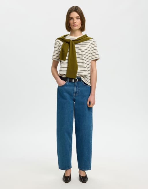 Selected T-shirt in delicioso 2, 3 di 6