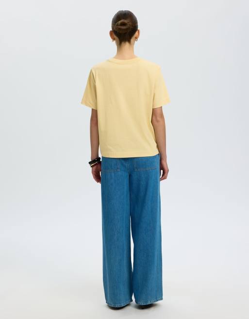 Selected – T-Shirt in Italian Straw, 2 von 6