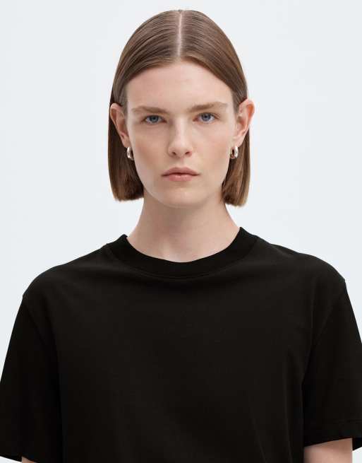 Selected – T-Shirt in Schwarz, 4 von 6