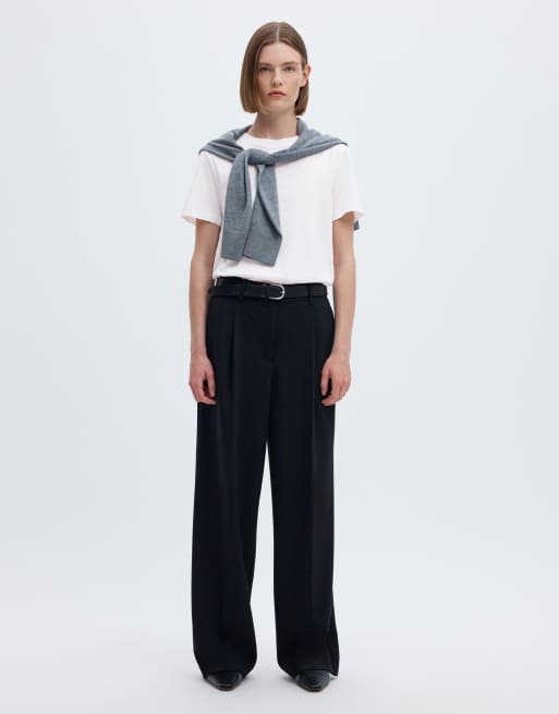 Selected – T-Shirt in strahlendem Weiß, 3 von 6