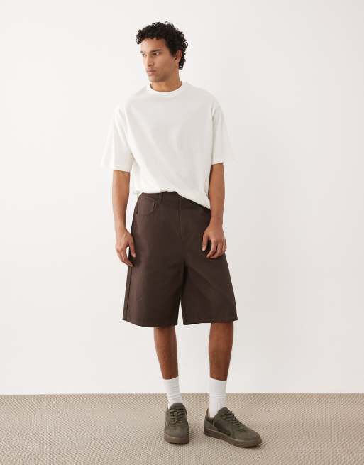 Selected - T-shirt oversize avec imprimé côte - Crème, 2 de 5