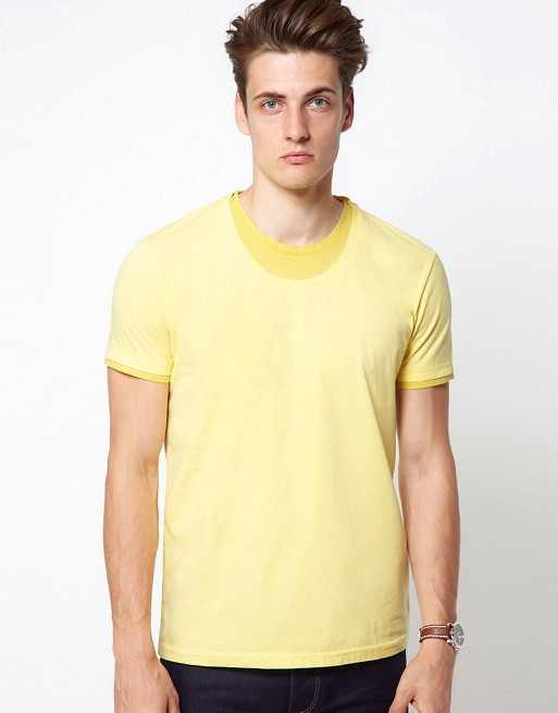 Selected T-shirt with Double Layer | ASOS
