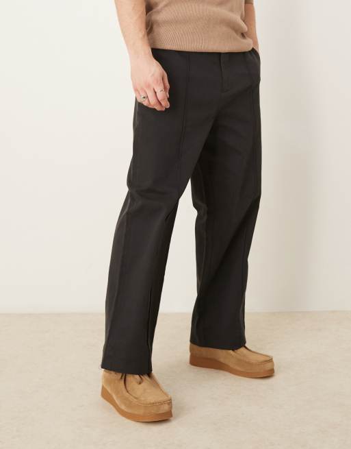 Selected - Tony - Pantalon à pinces ample en Cordura - Noir , 4 de 5