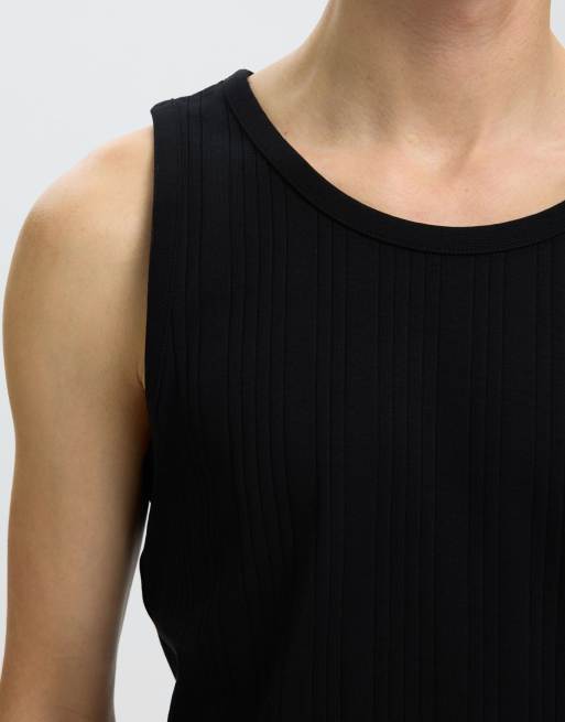 Selected - Top senza maniche nero, 4 di 6
