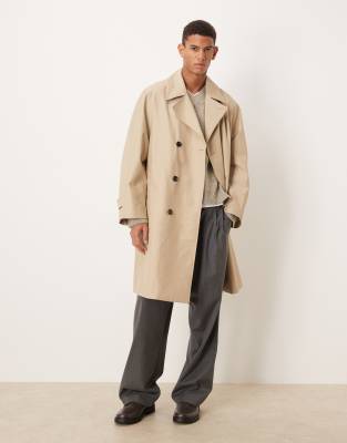Selected Trench Coat In Neutral