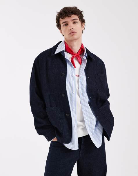 Selected - Veste en jean - Délavage foncé - view 1