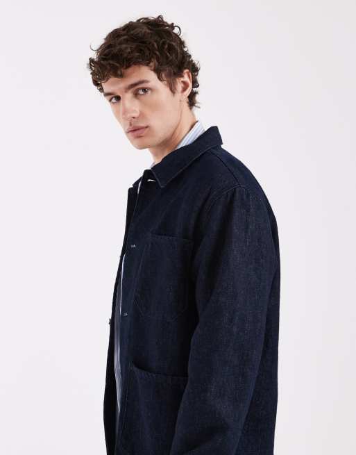 Selected - Veste en jean - Délavage foncé , 4 de 5