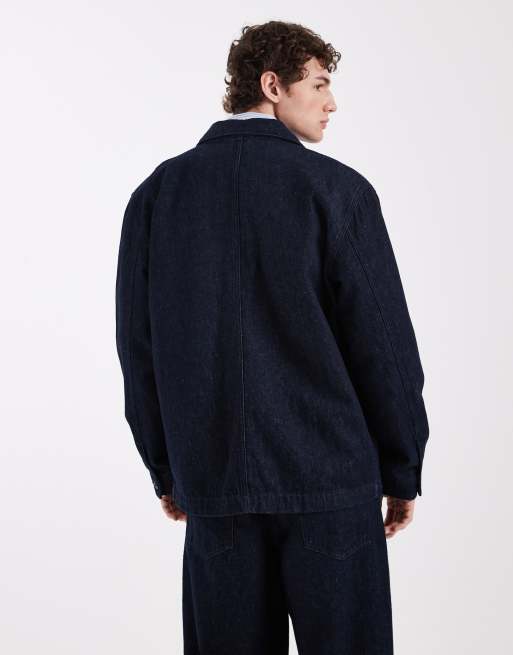Selected - Veste en jean - Délavage foncé , 5 de 5