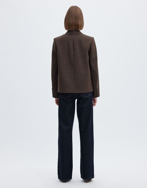 Selected vida jeans i mörkblå denim, 2 av 6
