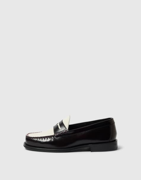Selected – Vinröda loafers - view 1