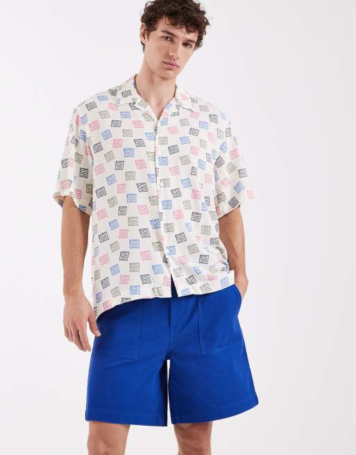 Selected X Hotel Amour - Pantaloncini blu con dettaglio