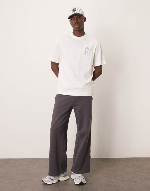SELETED HOMME Slhael SS O-Cou Thé B Noos T-Shirt, Blanc