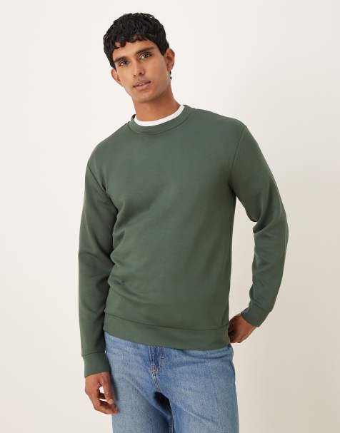 Selected sweatshirt in green