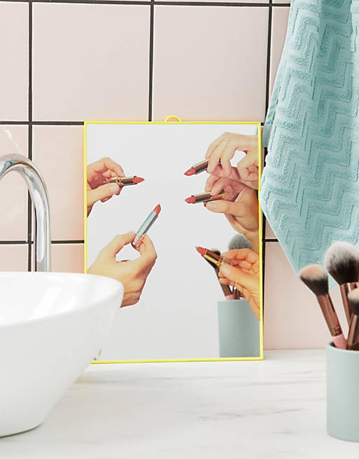 Seletti TOILETPAPER - Specchio con stampa di rossetti