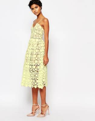 self portrait azaelea dress yellow