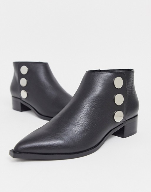Senso leather ankle boots