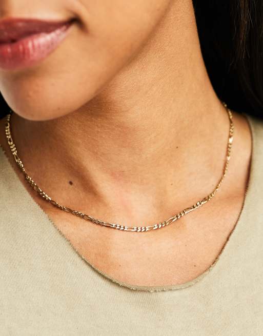 Gold Vermeil Figaro Chain Necklace