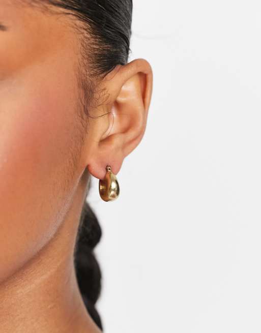 Seol + Gold - 18k gebogen creolen oorringen, 2 van 4