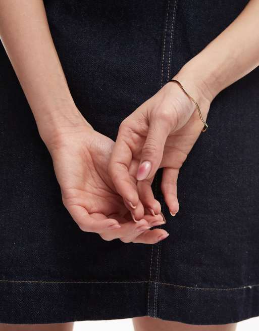Seol + Gold - 18k vergulde vermeil golvende armband, 3 van 3