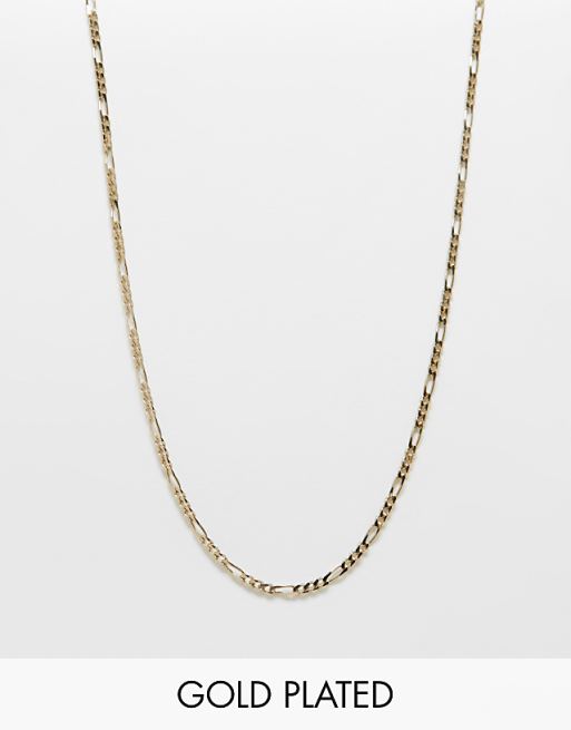 Figaro Bracelet with Toggle Clasp Adjustable Length 14k Gold-plated Silver Figaro Bracelet with Toggle Clasp Adjustable Length 14k Gold-plated Silver
