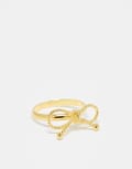 [Seol + Gold] Seol + Gold 18kt gold vermeil bow ring P GOLD