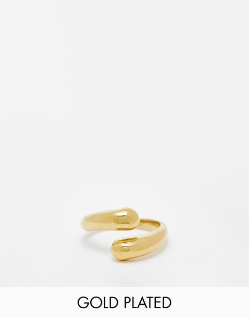 Seol + Gold 18kt gold vermeil chunky twist ring