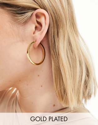 Dreifarbiges, Mit 18 Karat Gold Gefülltes, 34 Mm Großes Bambus-Design