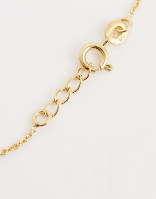 Seol + Gold enamel evil eye bracelet in 18ct gold vermeil, 3 of 3