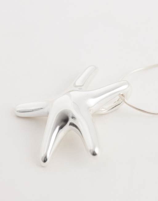 Seol + Gold – Halsband med sjöstjärna i sterlingsilver, 4 av 4
